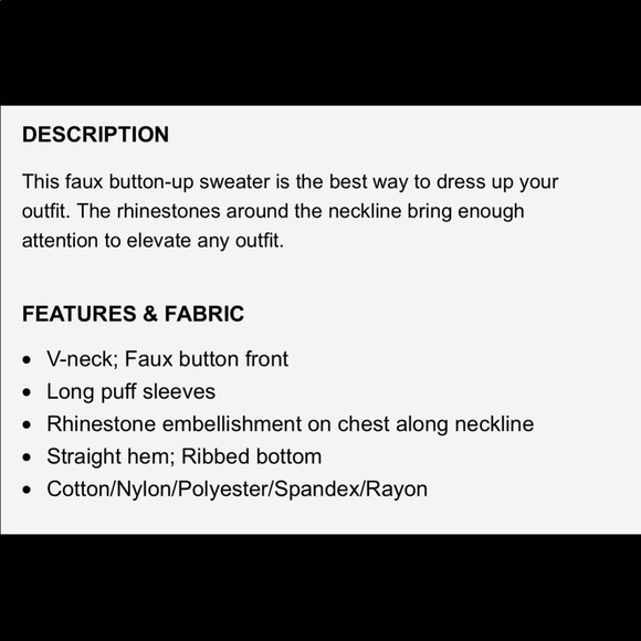 Express embellished faux button up cardigan size M - Picture 10 of 16